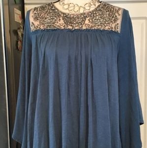 !Sale! Deletta Anthropologie Beaded Top